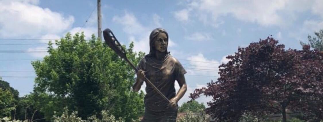 Yeardley Reynolds Love statue unveiling at US Lacrosse headquarters