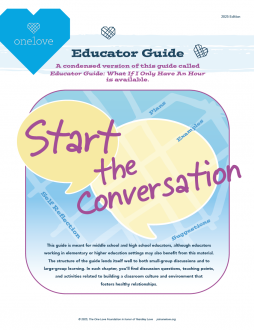 Educator guide. Start the Conversation!